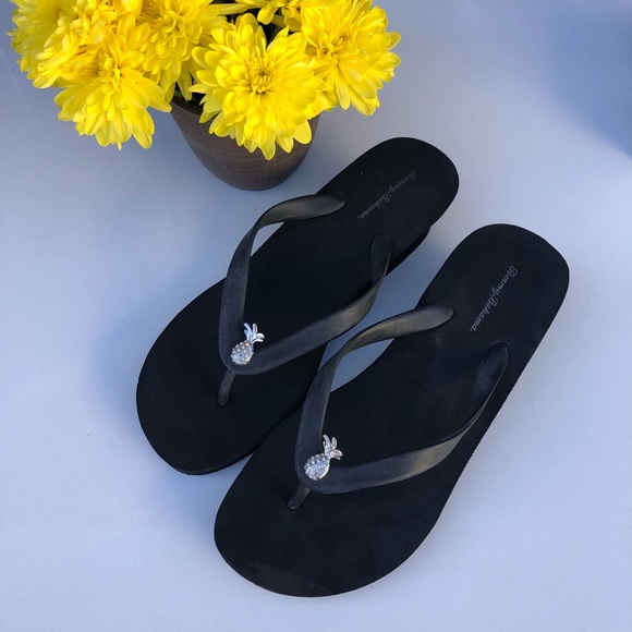 tommy bahama wedge flip flops